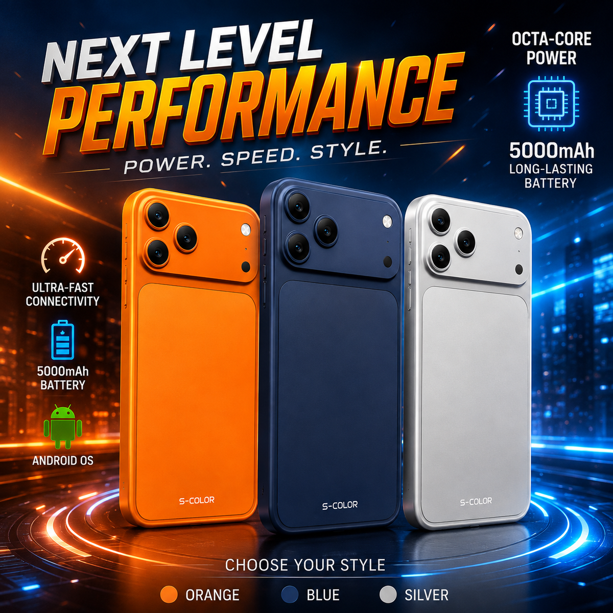 S60 Pro - 6GB Ram 256GB Storage - 5000mAh Battery
