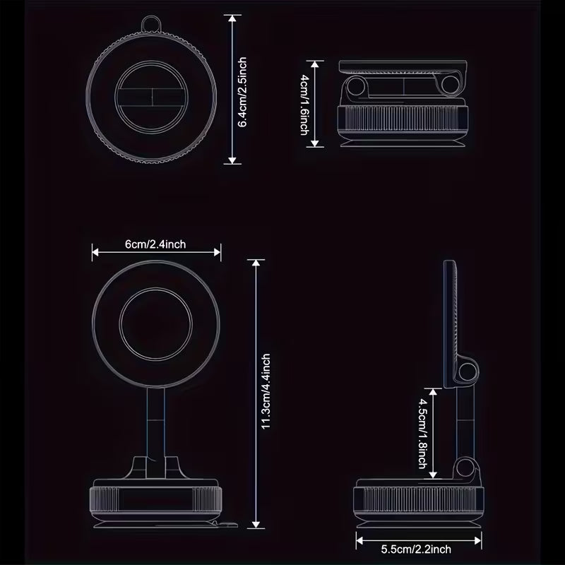 360° Magnetic Phone Holder - All Mobiles Supported ✅