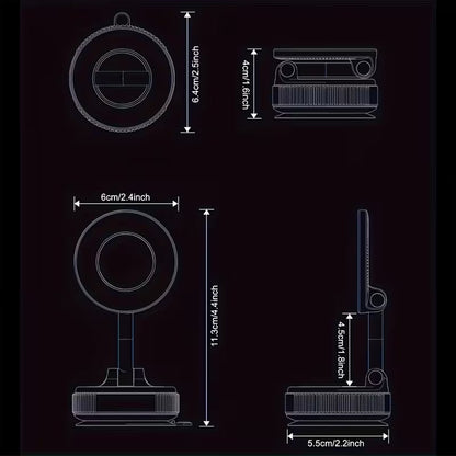 360° Magnetic Phone Holder - All Mobiles Supported ✅