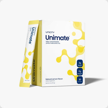 Unicity Unimate Lemon Ginger 30 Stick Packs