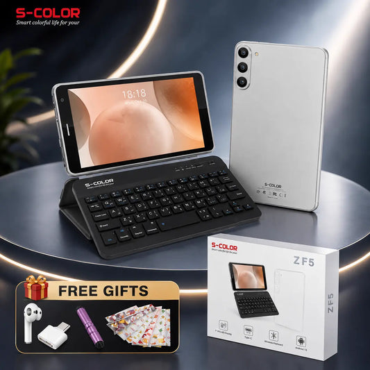 ZF5 Tablet – 8GB RAM, 512GB Storage, 7" HD Display with Wireless Keyboard